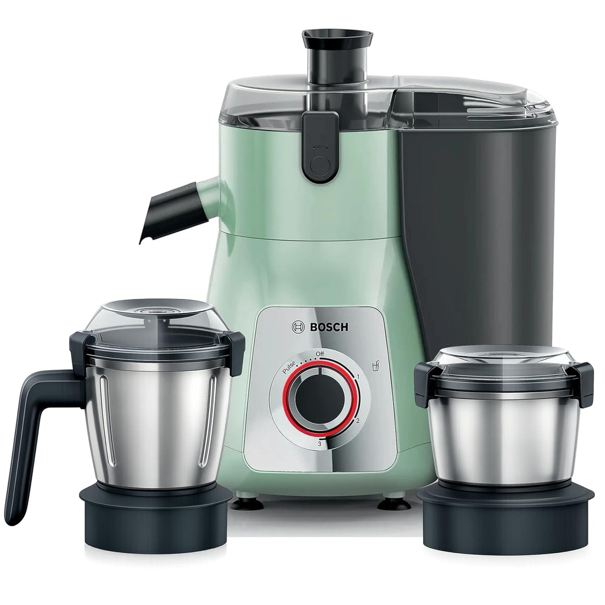 Bosch TrueMixx 750W 3 Jar Juicer Mixer Grinder with Opti-Fiber Juicing Technology | Sieve for Nutrient Retention | 20500
