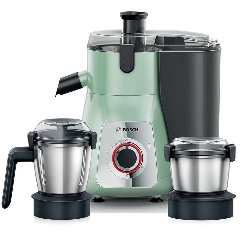 Bosch TrueMixx 750W 3 Jar Juicer Mixer Grinder with Opti-Fiber Juicing Technology | Sieve for Nutrient Retention | 20500