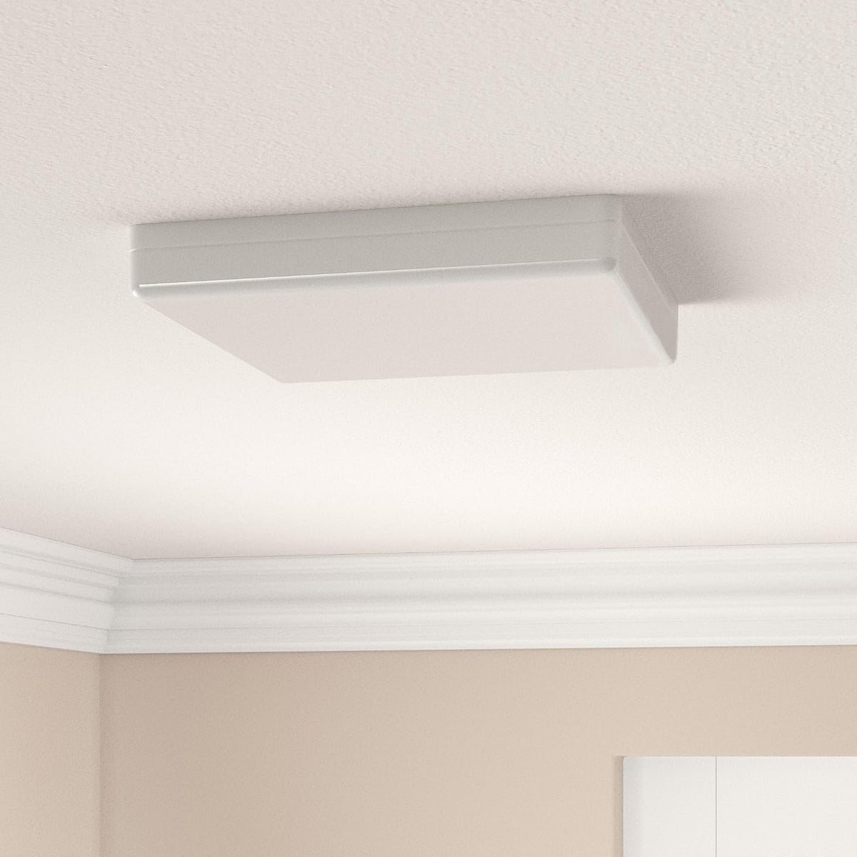 Philips Polycarbonate Rimless Full Glow 24-Watt Square LED Surface Downlighter for Ceiling