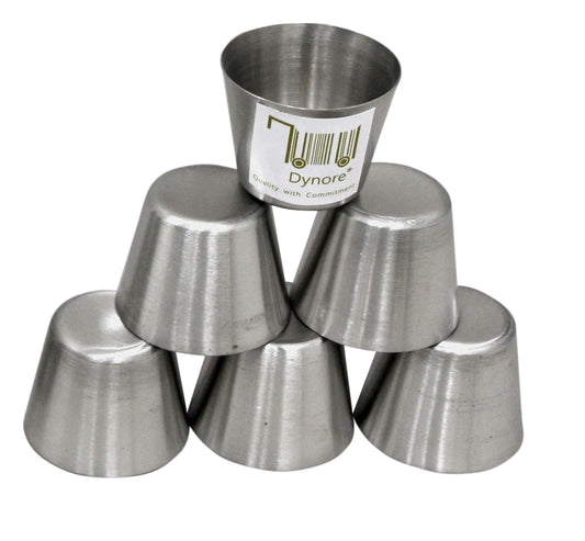 Dynore Stainless Steel Set of 6 Shot Glass 30 Ml
