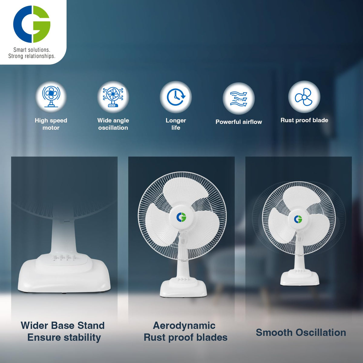 CG VHEG Table Fan 400mm-3