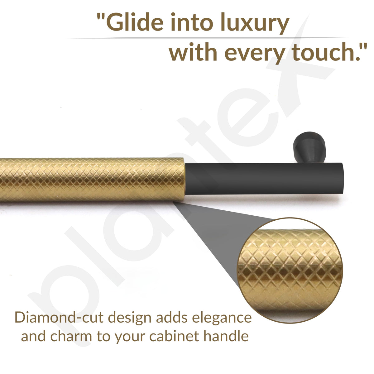 Plantex Cabinet Handle/Kitchen Cabinet Door Handle/Wardrobe/224 mm Cupboard Handle/Door Pull-Push Handle for Home/Office - Pack of 2 (Brass Antique) (Model APS-DTC-3910)-4