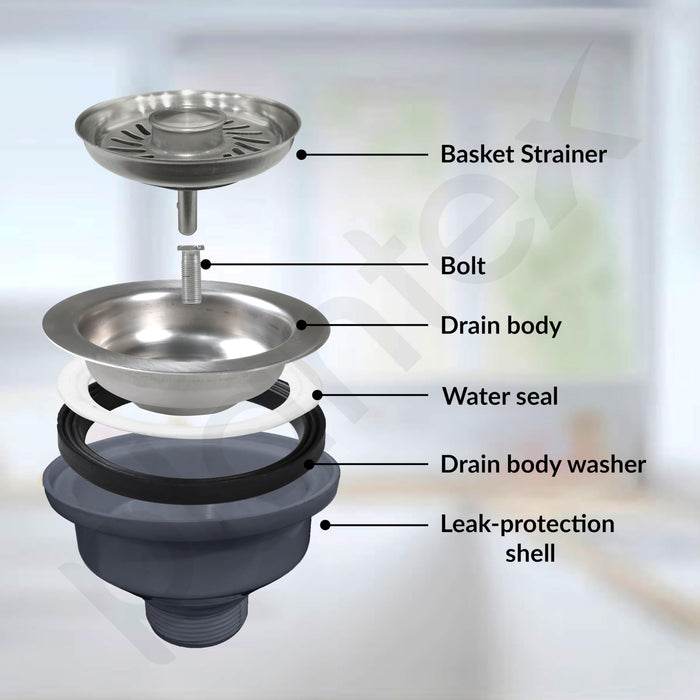 Plantex Coupling for Kitchen Sink/304 Grade Stainless Steel Waste Coup ...