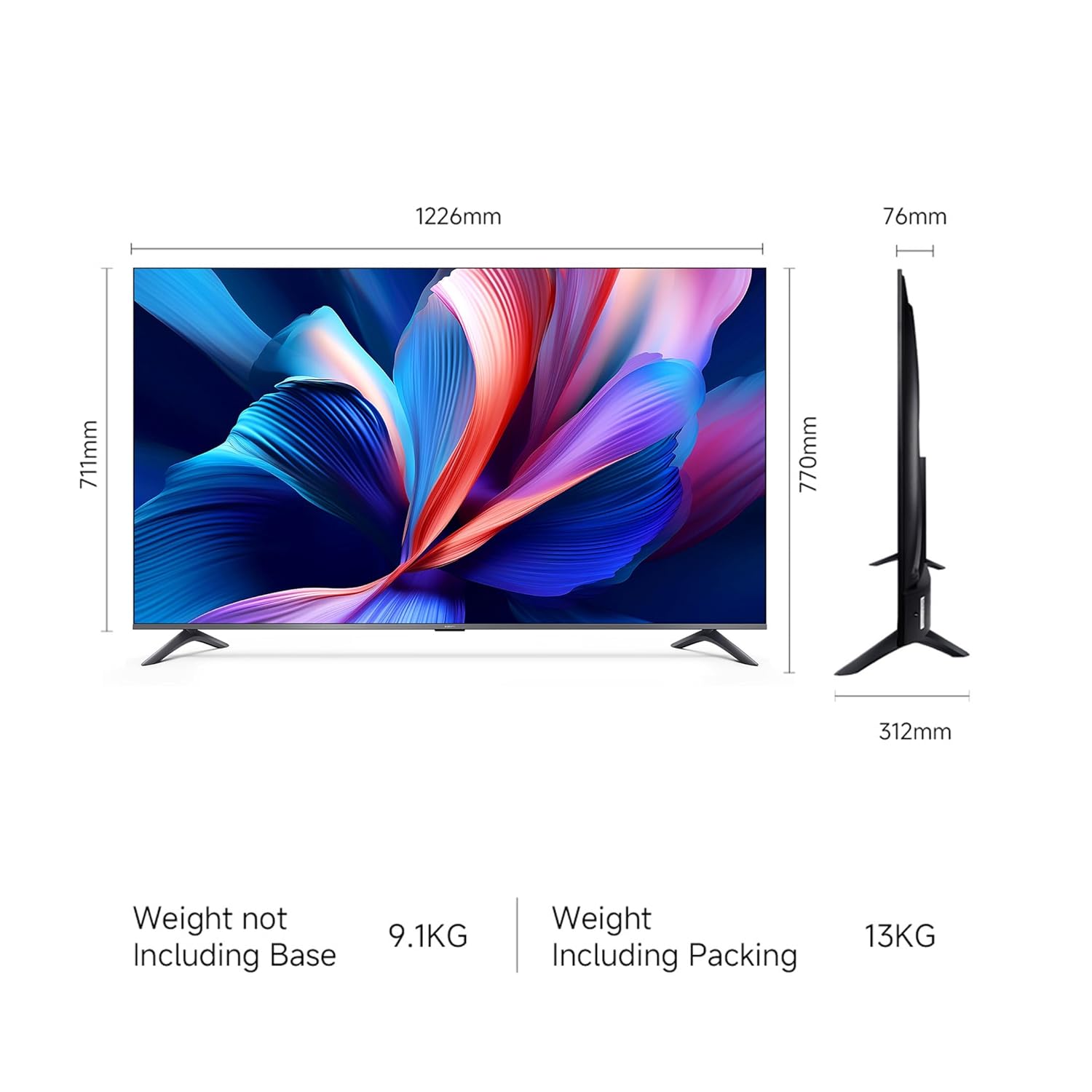 Xiaomi 138 cm (55 Inches) X Pro Series QLED 4K Ultra HD Smart Google TV L55MB-APIN