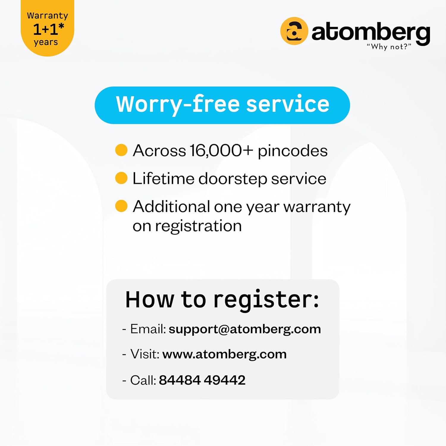 atomberg Studio Exhaust Fan 150mm (6 Inches) | BLDC Motor | 6.8W| Low Noise | 2000 RPM| Ideal for Bathroom,Kitchen | Easy to Clean | Installation-Round Cut (153mm) | 2 Years Warranty (Brushed Steel)