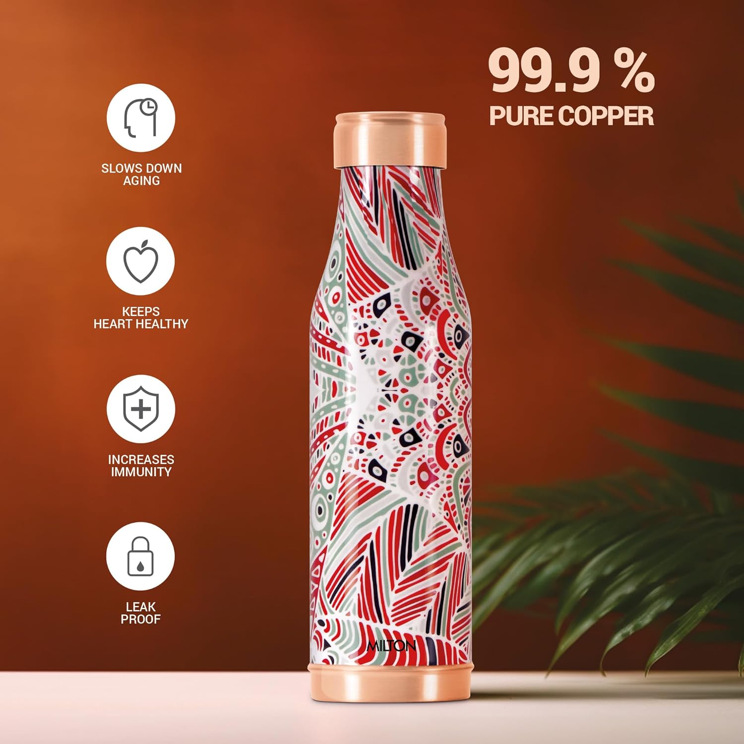 Copper Charge Design Bottle (Milton)