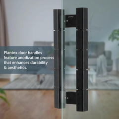 Plantex Mighty Aluminium 11 Inch Main Door Handle/Pull-Push Handle for Glass Door/3 Years Warranty - Pack of 1 (Black)-6