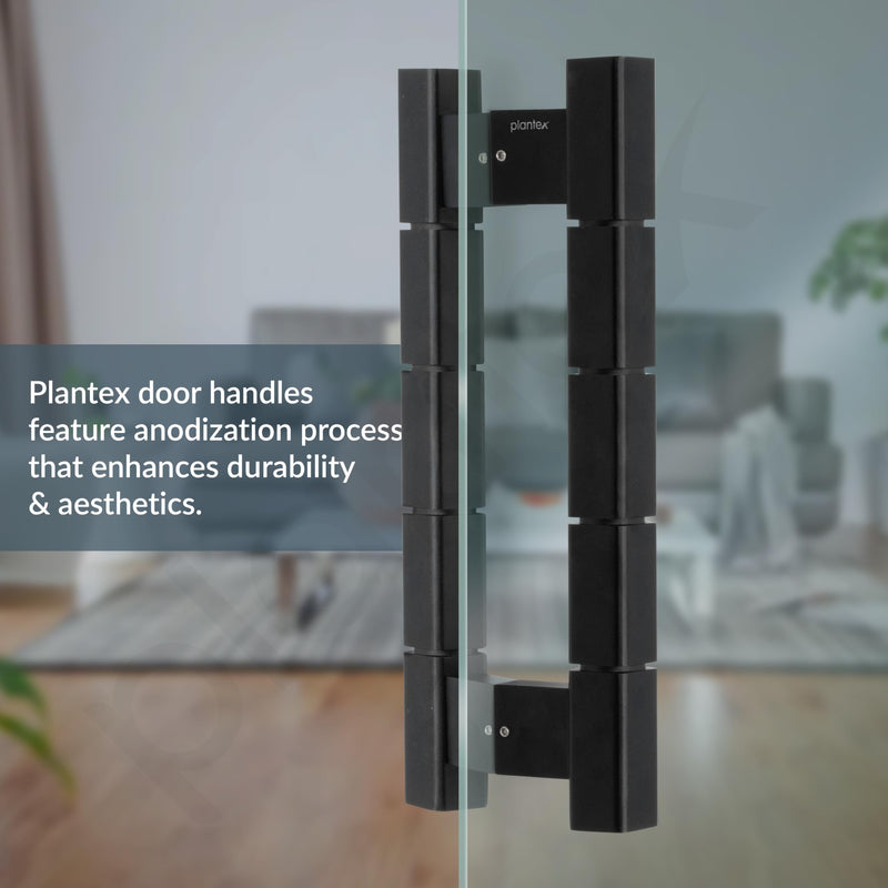Plantex Mighty Aluminium 11 Inch Main Door Handle/Pull-Push Handle for Glass Door/3 Years Warranty - Pack of 1 (Black)-6