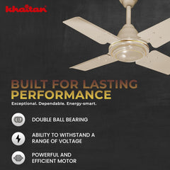 Khaitan Bullet Norwester 600 mm High Speed Ceiling Fan (Off White)-4