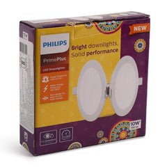 Philips 5-Watt Round Astra Prime Plus Recessed Downlighter Ceiling Panel Light (Cool White,Pack of 4)