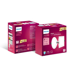 Philips 5W Round AP Plus UltraGlow LED DL Recessed LED Panel Ceiling Light (Pack of 6,Warm White)