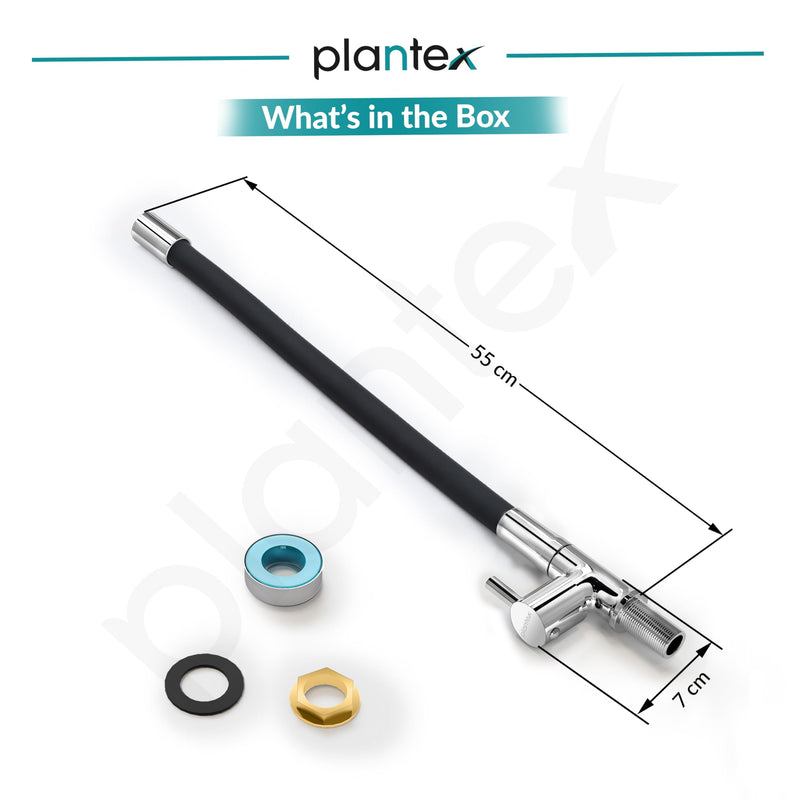 Plantex Pure Brass Flexible Tap for Kitchen Sink/Swan Neck Water Tap Faucet/Kitchen Flexible Sink Tap with Water-Saving Aerator & 360‚° Swivel Spout (ICO-912B)-3