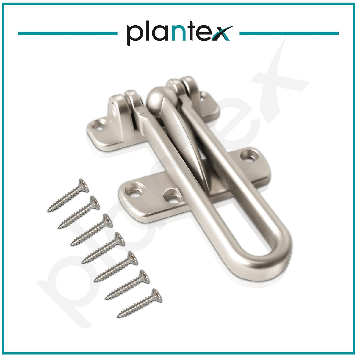 Plantex Security Latch for Home/Safety Door Lock for Home-Office- Hotel, Safety Guard with High Security Auxiliary Lock Pack of 3 (Matt Finish)-5