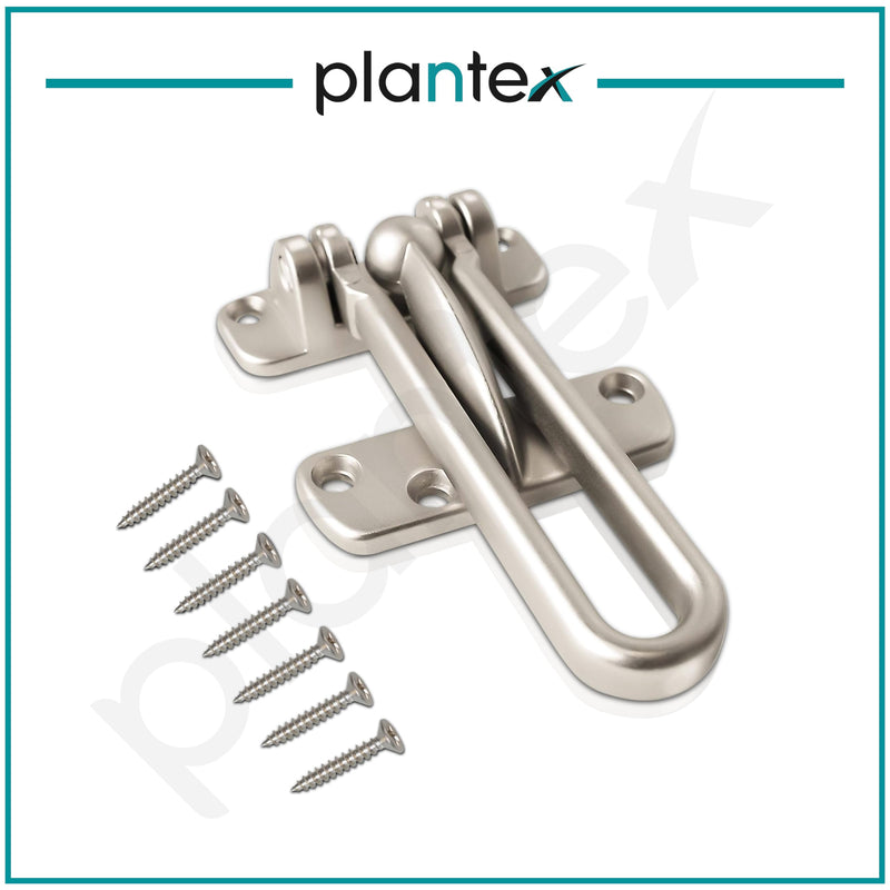 Plantex Security Latch for Home/Safety Door Lock for Home-Office- Hotel, Safety Guard with High Security Auxiliary Lock Pack of 3 (Matt Finish)-5
