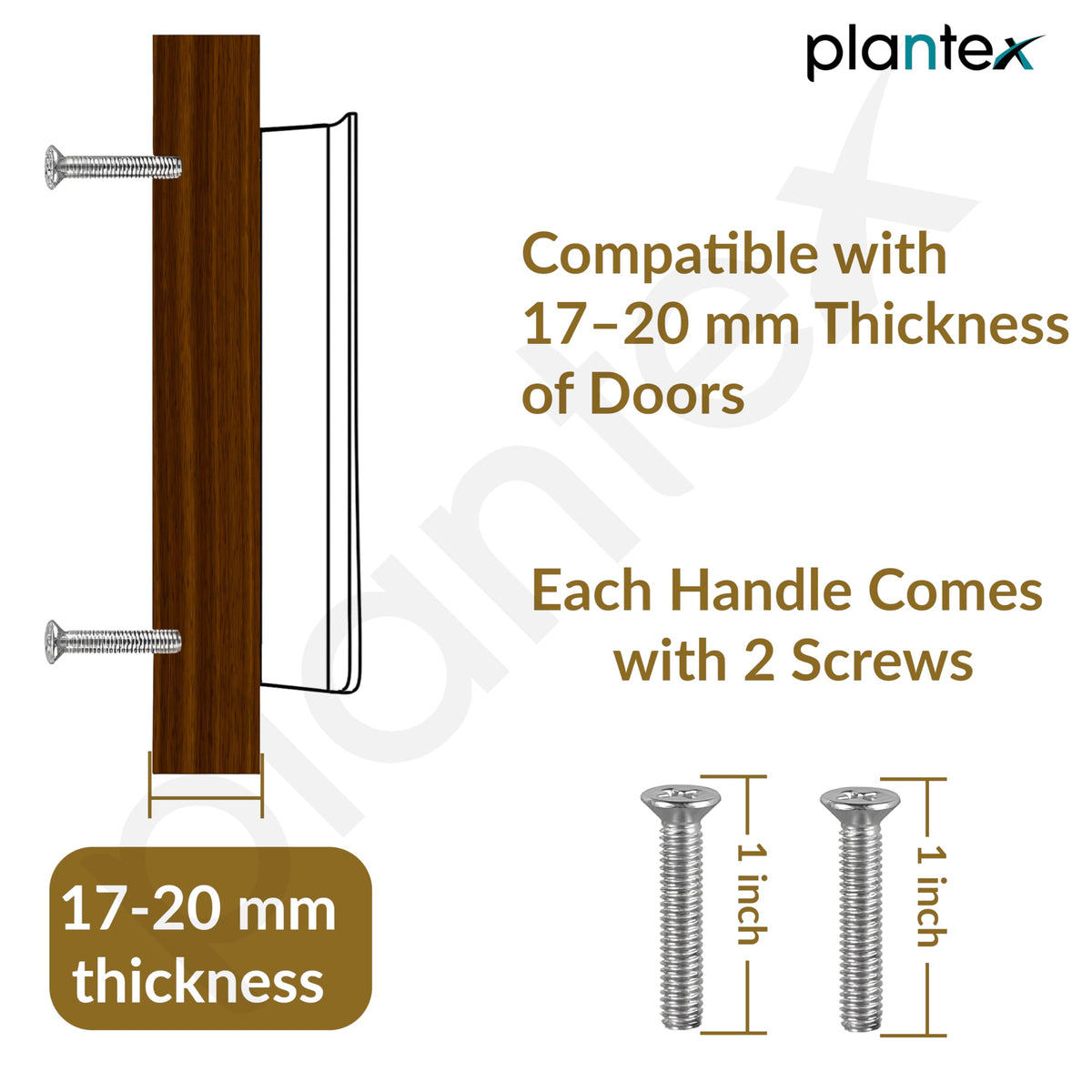 Plantex Cabinet Handle/96mm Handle for Cabinet/Wardrobe/Kitchen Handle/Door Pull-Push Handle for Home/Office - Pack of 1 (Gold) (Model APS-DTC-5200)-5