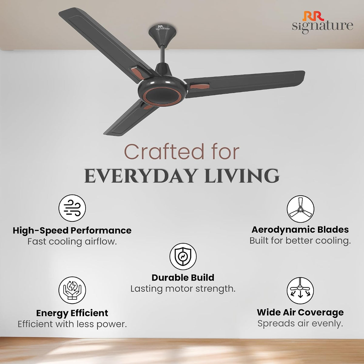 RR Signature Neoair Deco Ceiling Fan 1200 Mm [venetian Grey]-4