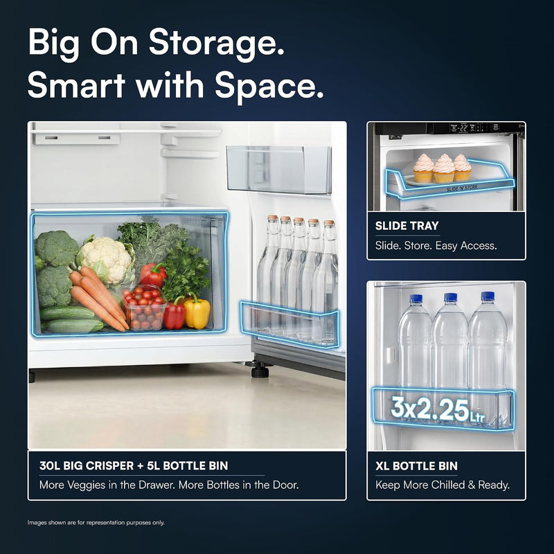 IFB 331L 3 Star 12-in-1 Convertible, Advanced Inverter Frost-Free Double Door Refrigerator with 30 Hrs Cooling Retention