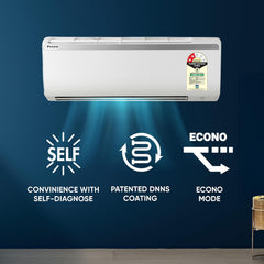 Daikin 1.5 Ton 2 Star, Fixed Speed Split AC (Copper, PM2.5 Filter, FTQ50XV16, White)