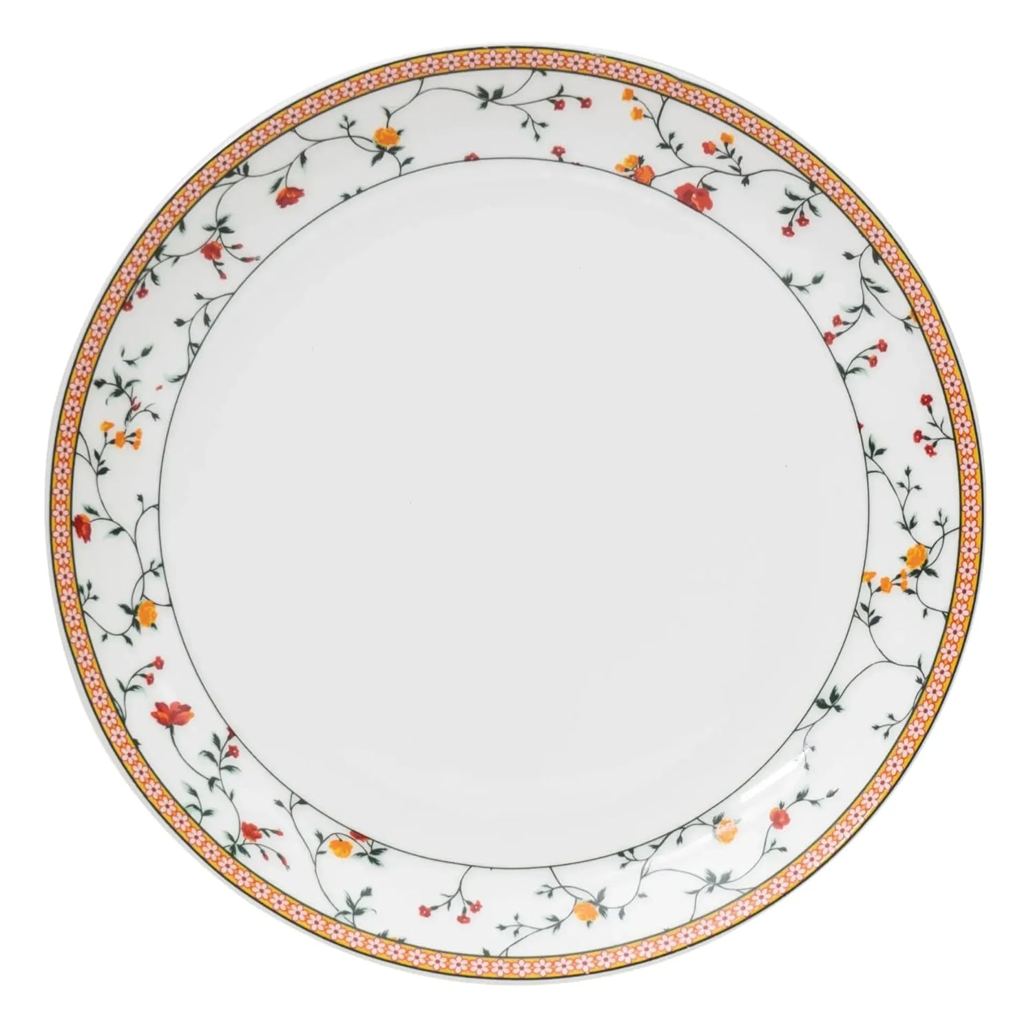 Clay Craft Fine Ceramic Eco Dinner Set, Enchanting Gold, for Family of 4, Dinner Set Ceramic, Crockery Set, Dining Set for Dinner, Crockery Set for Gift, Kitchen Set (ECO1, 14 Pieces)