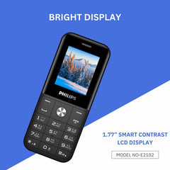 Philips All-New E2102 Sleek & Stylish