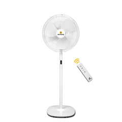 atomberg Renesa 400mm Pedestal Fan | 5-star rated | Ideal for Home & Office | Silent BLDC Stand Fan | 6 Speeds | 35W | Remote with Oscillation, Timer, Sleep | 2 Years Warranty (Midnight Black)