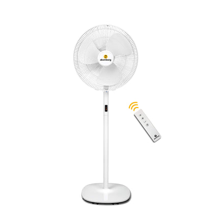 atomberg Renesa 400mm Pedestal Fan | 5-star rated | Ideal for Home & Office | Silent BLDC Stand Fan | 6 Speeds | 35W |LED Display| Remote with Oscillation, Timer, Sleep | 2 Year Warranty (Snow White)