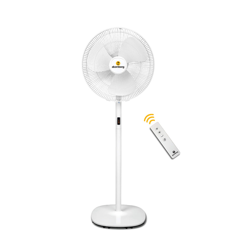 atomberg Renesa 400mm Pedestal Fan | 5-star rated | Ideal for Home & Office | Silent BLDC Stand Fan | 6 Speeds | 35W | Remote with Oscillation, Timer, Sleep | 2 Years Warranty (Midnight Black)