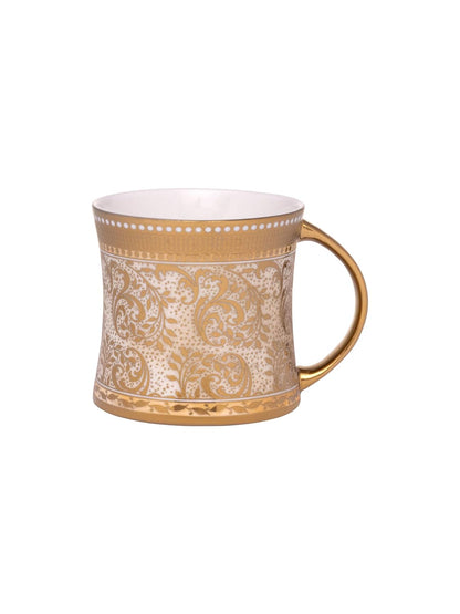 Clay Craft - Diamond Coffee Mugs Set, 6-pieces, 230ml, Ebony E671, multicolor, standard (CM-DIAMOND-EBONY-E671)