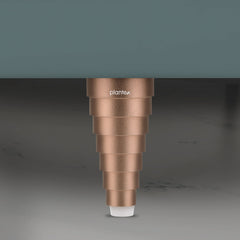 Plantex Heavy Duty Round 4 inch Spare Sofa Legs for Bed Furniture/Sofa Legs for Furniture Fitting/Table Legs/Sofa Leg Set of 2 pcs (Rose Gold) (Model APS-DTS-66)-6