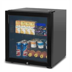 Blue Star VC65D Automatic Single Door Visi Cooler (55 Ltrs, 3 Shelves, Black)