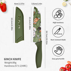 Pigeon by Stovekraft Edge Flora Stainless Steel Kitchen Knife