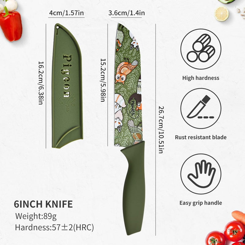 Pigeon by Stovekraft Edge Flora Stainless Steel Kitchen Knife