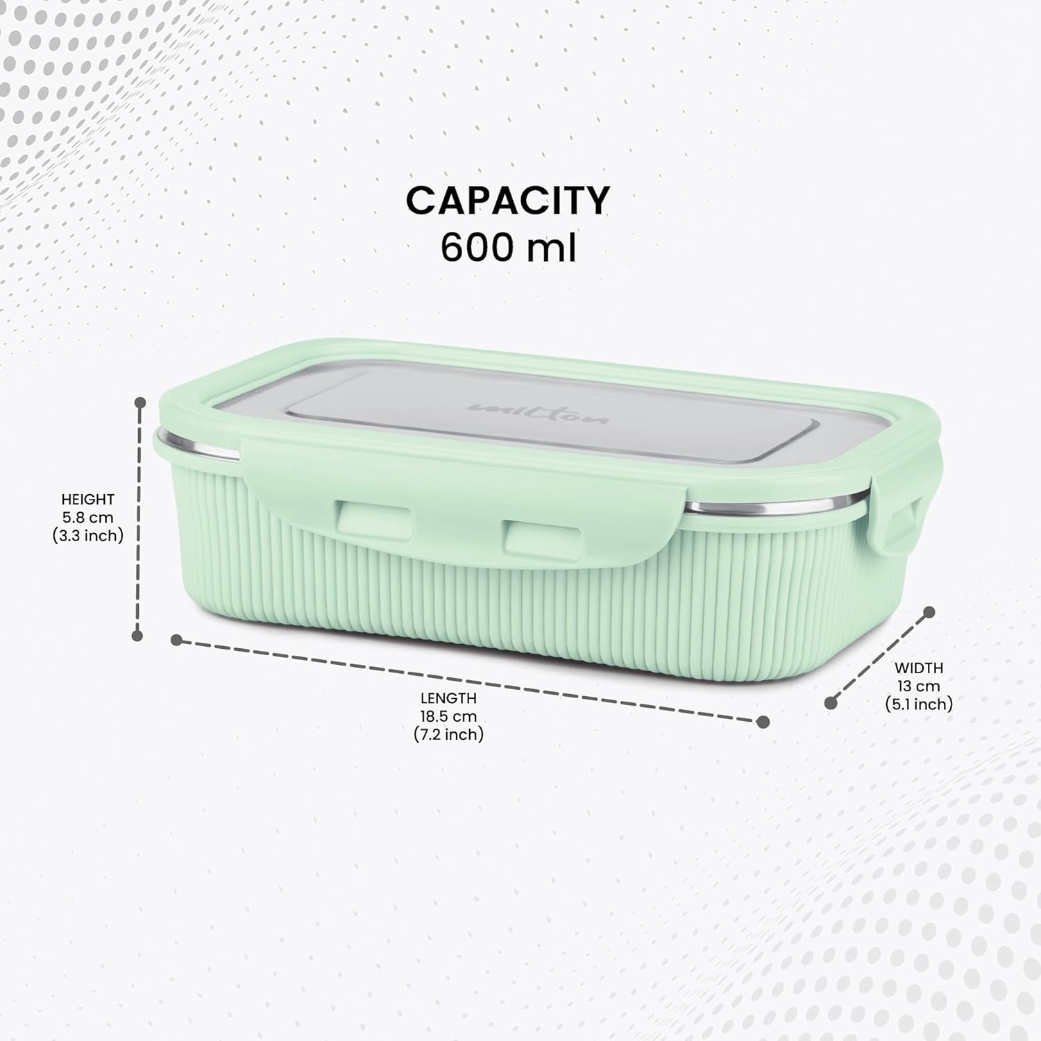 Personalized Cool Touch - Rectangular Container (Milton)