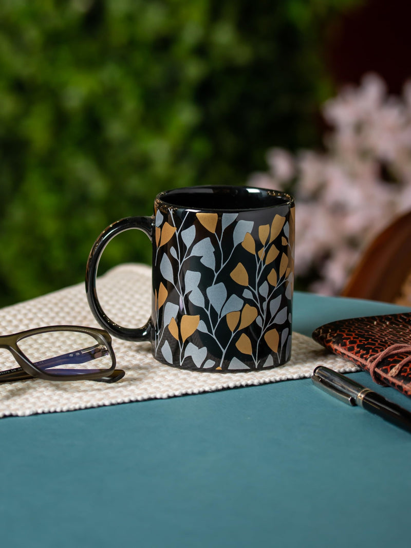Clay Craft Fine Ceramic Swiss Pebble Printed Milk/Coffee Mug 1 Pc Tea Mugs, Mugs for Gift, Ceramic Tea Cups, Reusable, Dishwasher, Freezer & Microwave Safe Mugs (Set of 2)