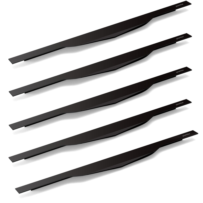 Plantex Profile Handle for Kitchen Cabinet/26 Inch Aluminium Drawer Profile Handle/Wardrobe Pull Handle for Home/Office/Hotel - Pack of 5 (Black) (Model APS-PF-1002)-1
