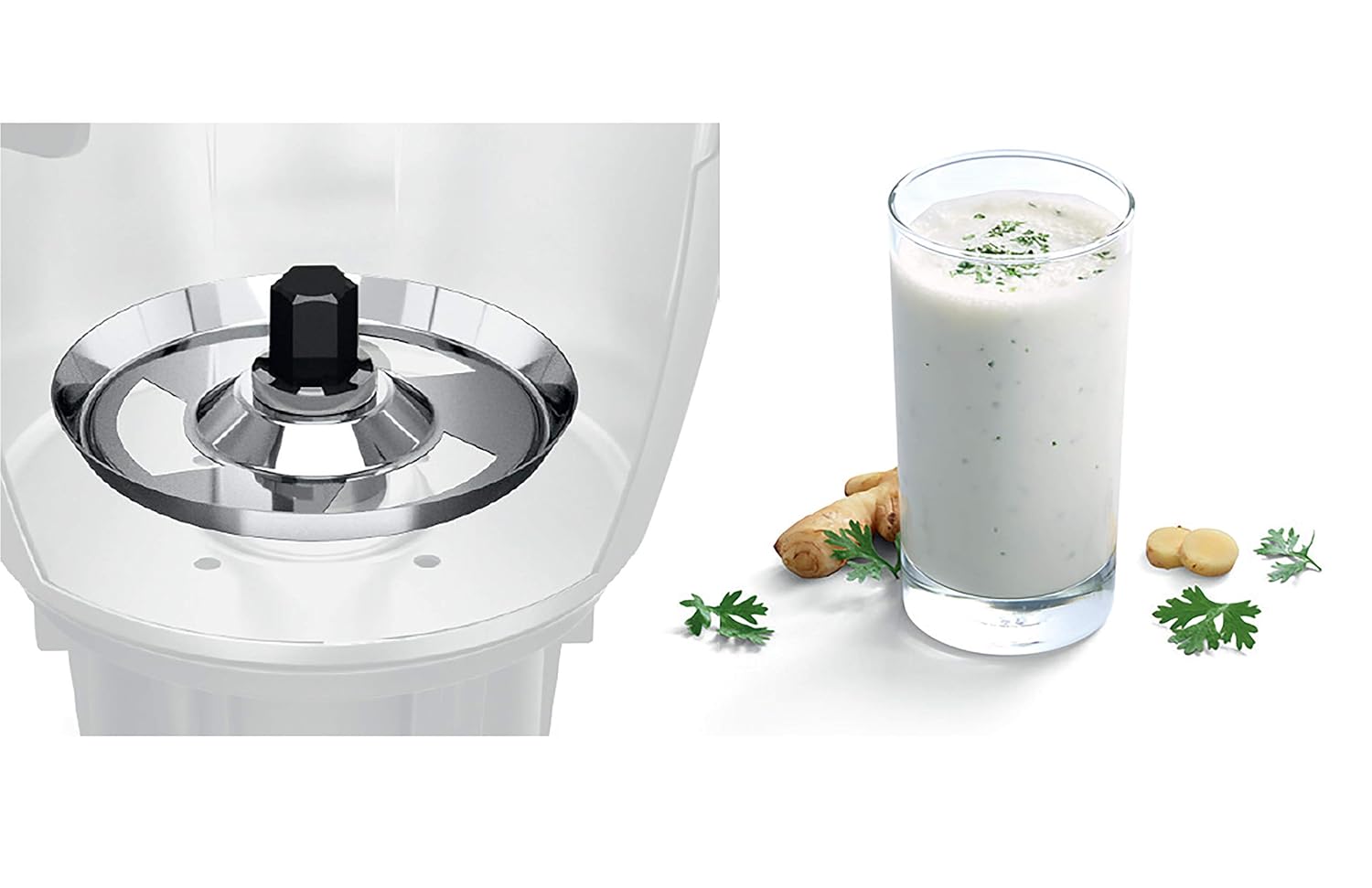 Bosch Pro 1000W Mixer Grinder MGM8842MIN - Black