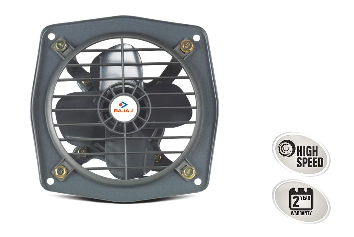 Bajaj Bahar HS 150MM Metallic Grey Domestic Exhaust Fan-4