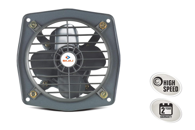 Bajaj Bahar HS 150MM Metallic Grey Domestic Exhaust Fan-4
