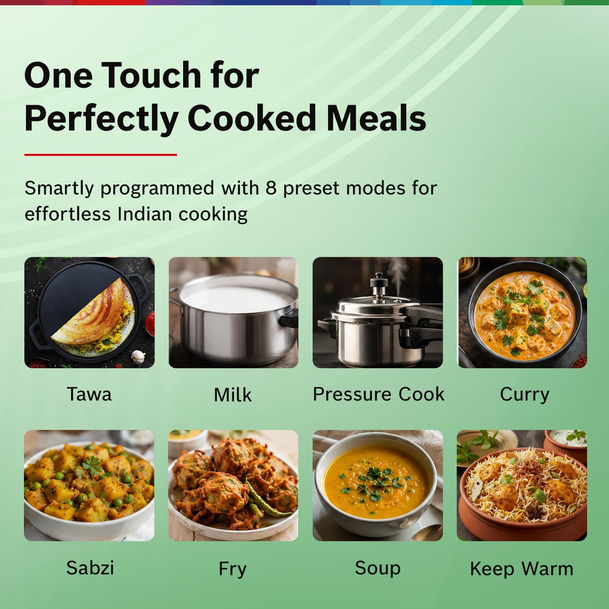Bosch TrueSafe 2100W Ultra-Sleek Induction Cooktop with Touch Panel, Black
