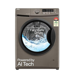 Godrej 8 Kg 5 Star, AI Powered, Inbuilt Heater, Fabrisafe Drum, Steam Wash, Child Lock, Unbalanced Load Sensor, Fully Automatic Front Load Washing Machine (WFEON CRS 8012 5.0 FKEDM CNGR, Candy Grey)