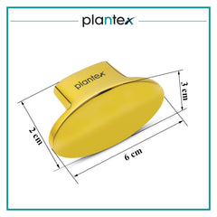 Plantex Knobs for Drawer/Small Drawer Knobs/Knobs for Cabinets/Pull-Push Knobs for Kitchen/Bedroom Drawer - Pack of 6 (Oval, Gold)-3