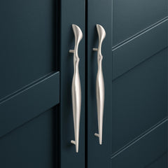 Plantex Cabinet Handle/Kitchen Cabinet Door Handle/Wardrobe/160 mm Cupboard Handle/Door Pull-Push Handle for Home/Office - Pack of 2 (Satin) (Model APS-DTC-9136)-1