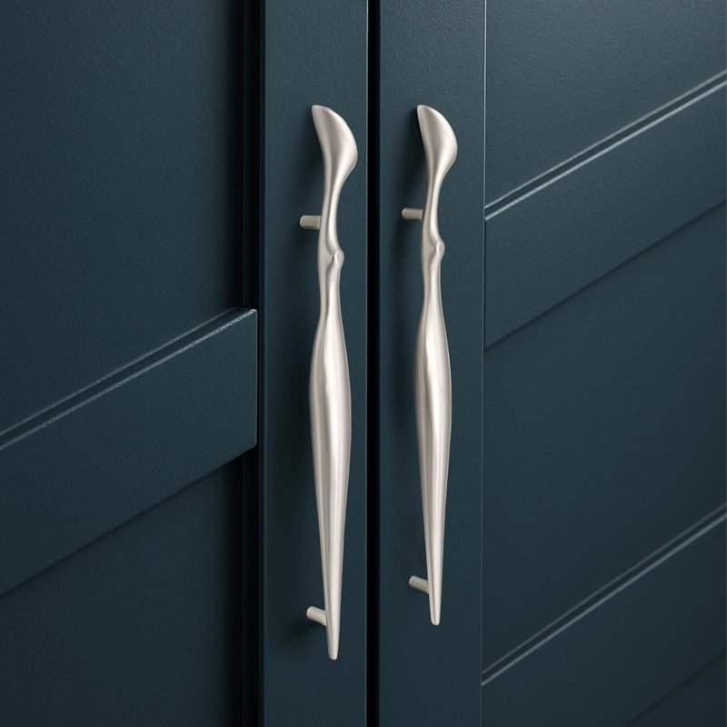 Plantex Cabinet Handle/Kitchen Cabinet Door Handle/Wardrobe/160 mm Cupboard Handle/Door Pull-Push Handle for Home/Office - Pack of 2 (Satin) (Model APS-DTC-9136)-1