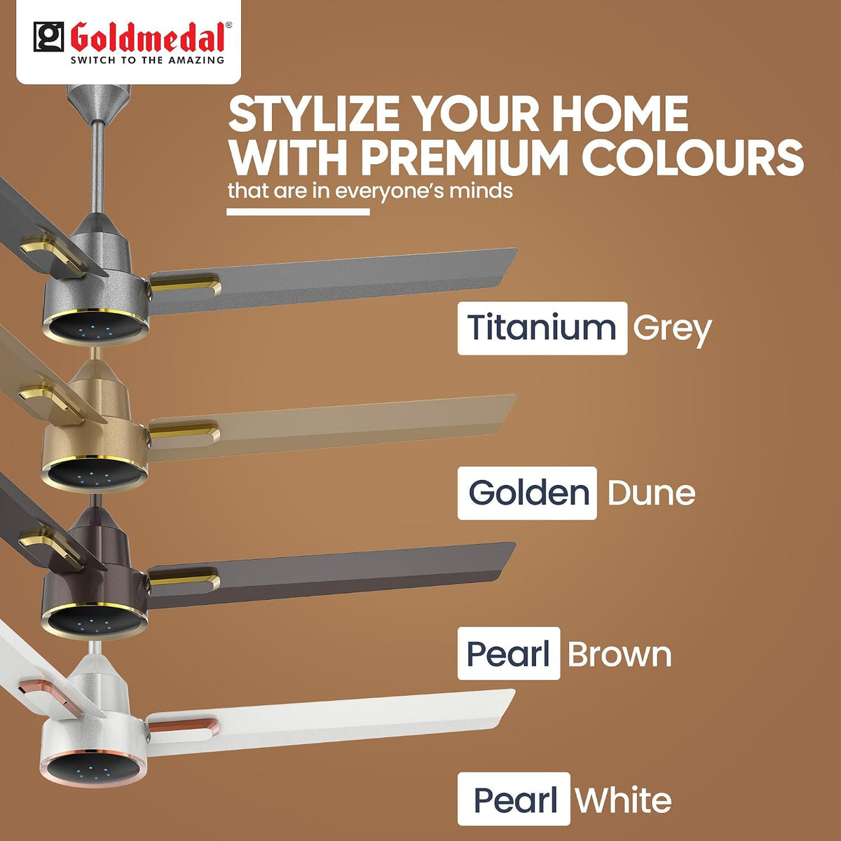 Goldmedal Opus Prime BLDC 1200 mm Ceiling Fan with Remote | 5 Star-6