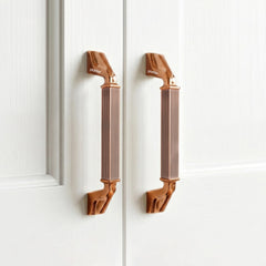 Plantex Aluminium Cabinet Handle/128mm Wardrobe Handle for Home/Cupboard Door Pull-Push Handles for Office - Pack of 2 (Rose Gold)-1