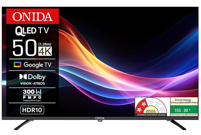 Onida 126 cm (50 inches) Nexg Series 4K QLED Smart Google TV QZ50UI-1