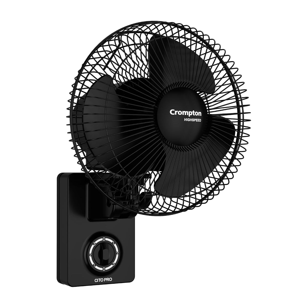 Crompton CITO PRO HS Wall cum Table Fan 225 mm-1