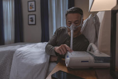 Philips DreamStation Auto CPAP machine with Wisp Mask with Fabric Frame & Headgear
