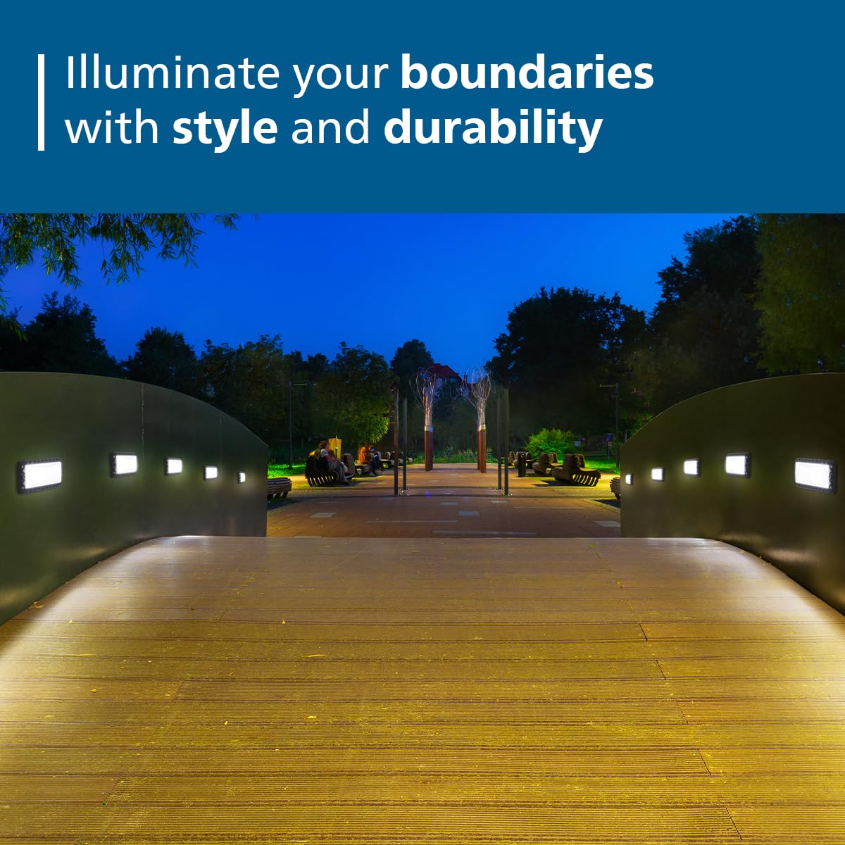 Philips 10W Shine IP65 Outdoor Wall Light