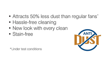 Crompton Avancer Prime 1200 mm (48 inch) Decorative Ceiling Fan with Anti Dust Technology (Conch Cream) 1 Star